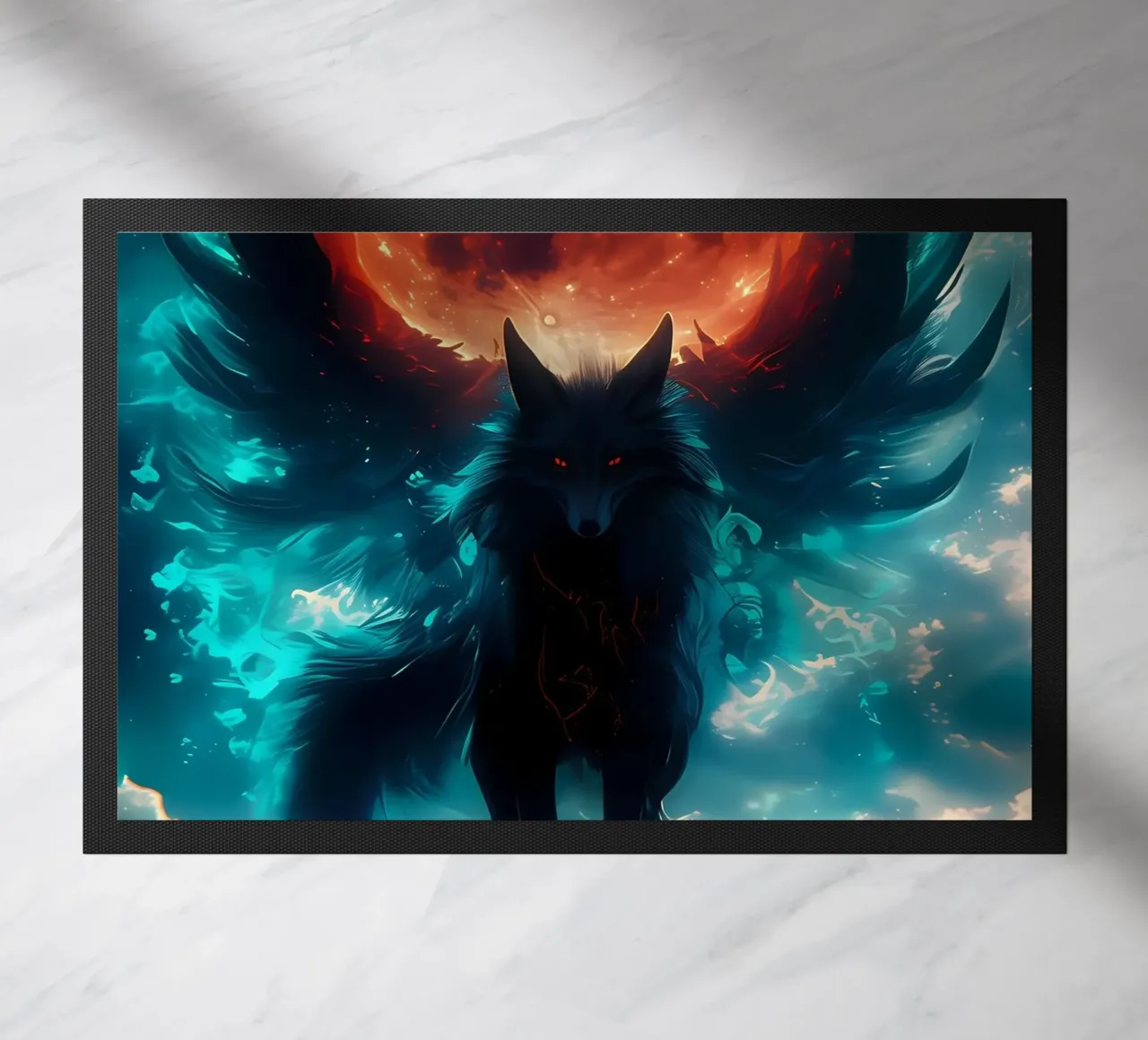 Wolf Animal doormat by Pierre Walton
