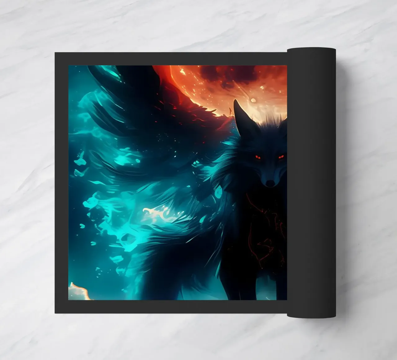 Wolf Dier deurmat van Pierre Walton