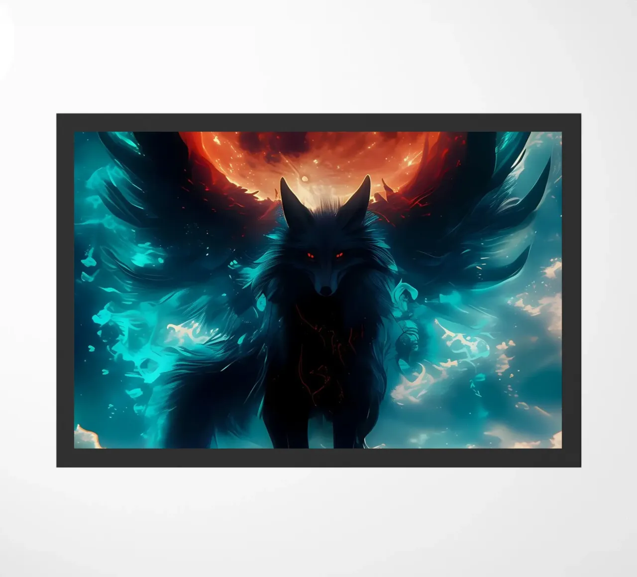 Wolf Animal doormat by Pierre Walton
