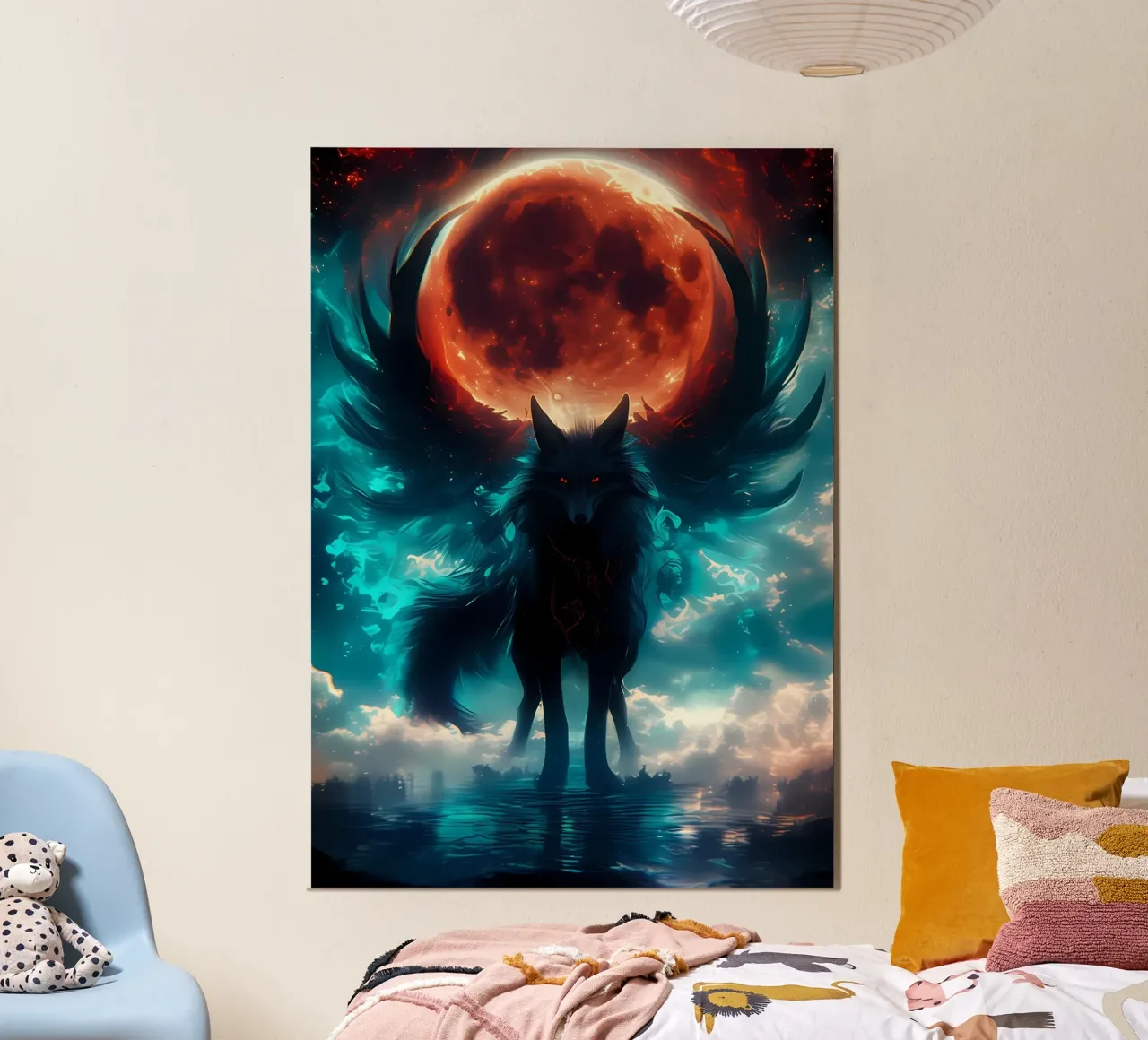 Wolf Animal alu-dibond by Pierre Walton