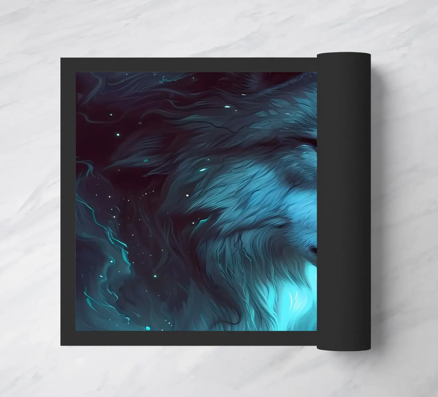 Wolf Animal Fußmatte von Pierre Walton