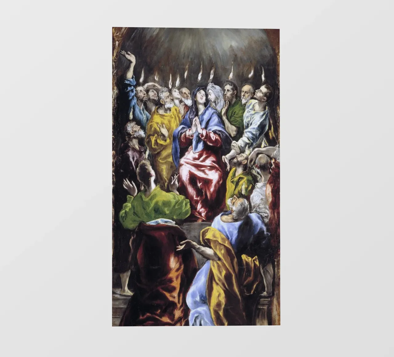 El Greco (Domenikos Theotokopoulos) Pentecoste telo in pvc da Timeless Artworks