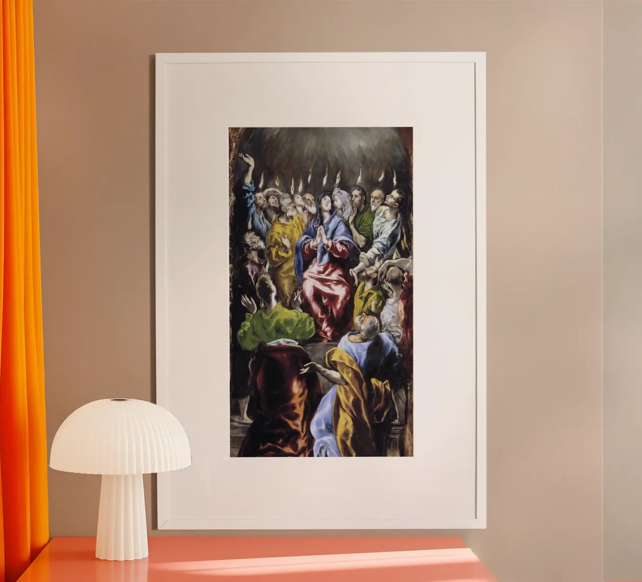 El Greco (Domenikos Theotokopoulos) Pentecoste carta hahnemühle da Timeless Artworks