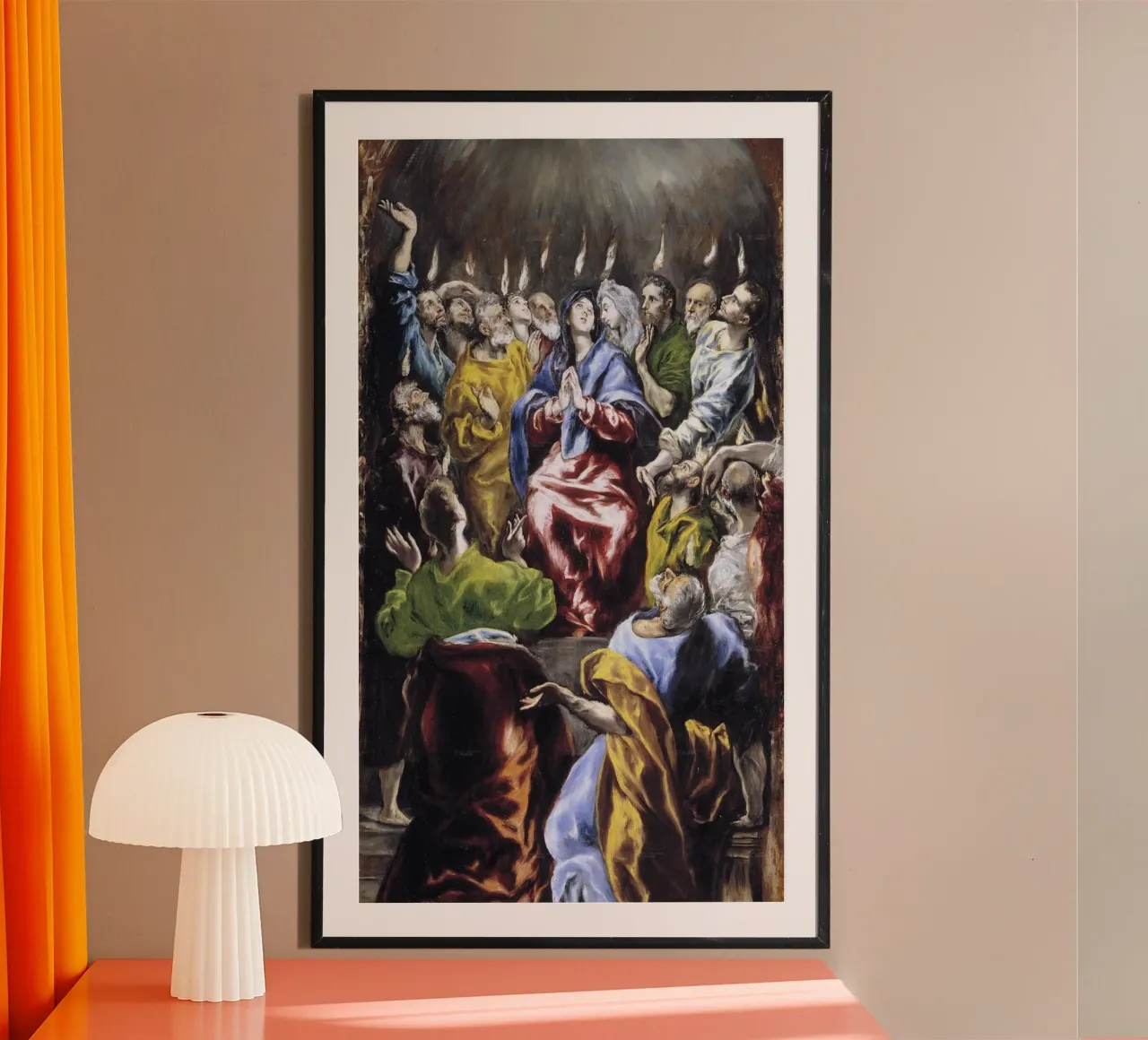 El Greco (Domenikos Theotokopoulos) Pentecoste carta hahnemühle da Timeless Artworks