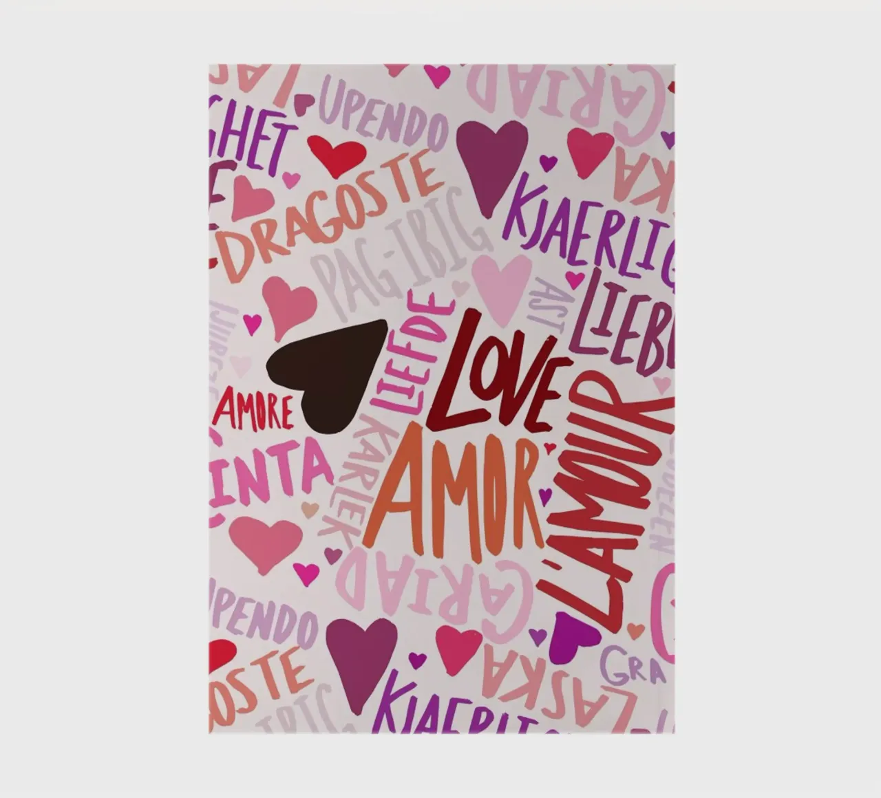 Love Languages notebook by Leah Flores