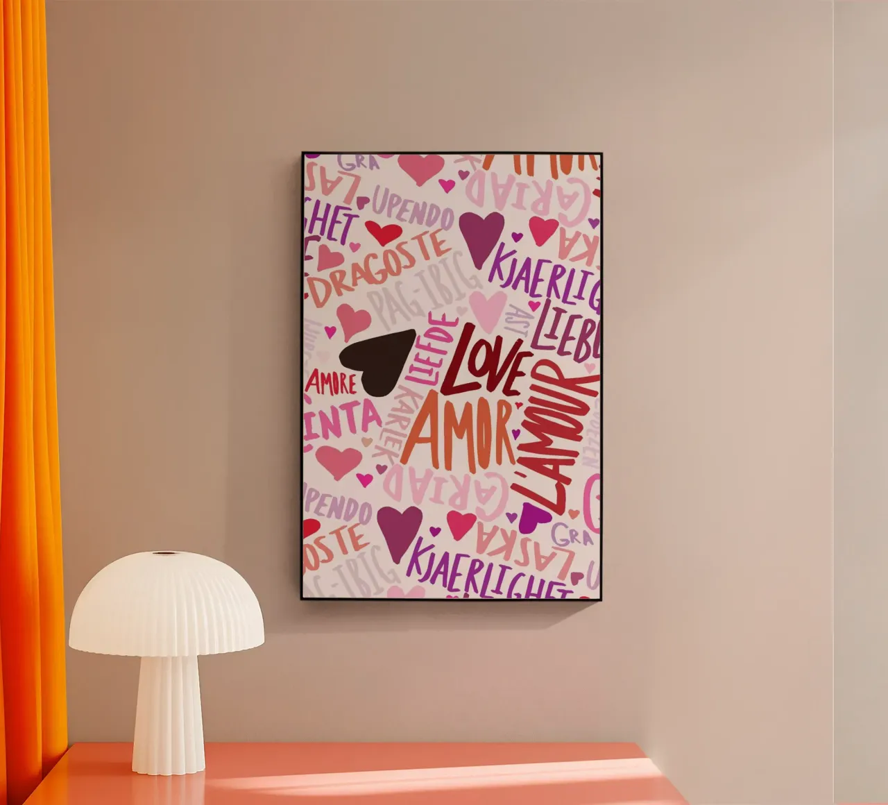 Love Languages plexiglass da Leah Flores