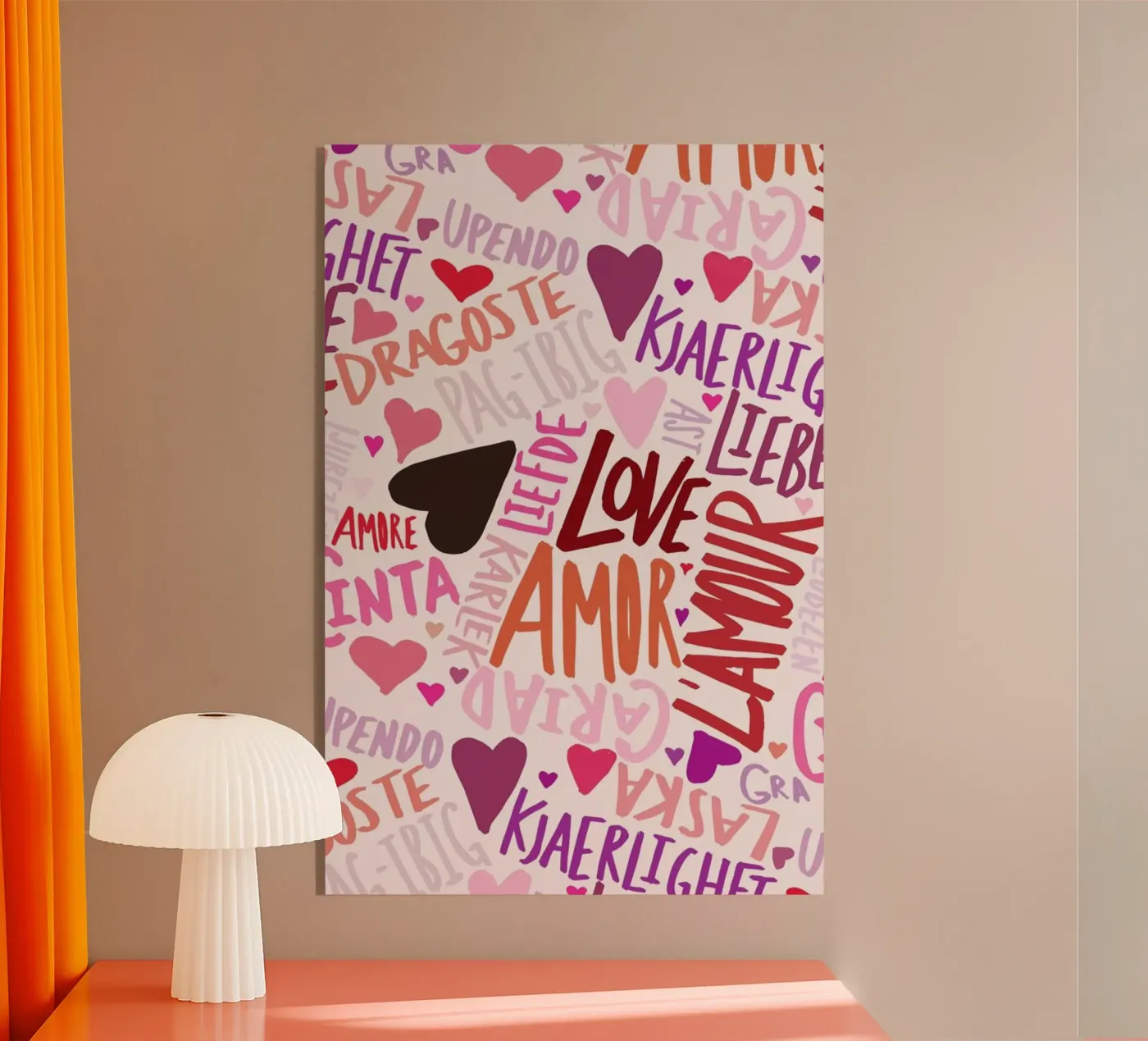 Love Languages acryl van Leah Flores