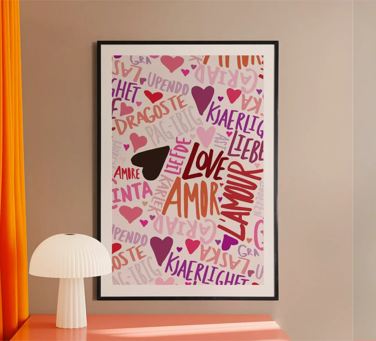 Love Languages poster da Leah Flores