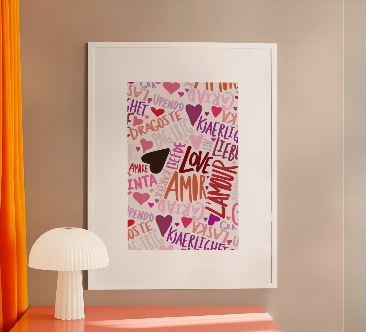 Love Languages poster da Leah Flores