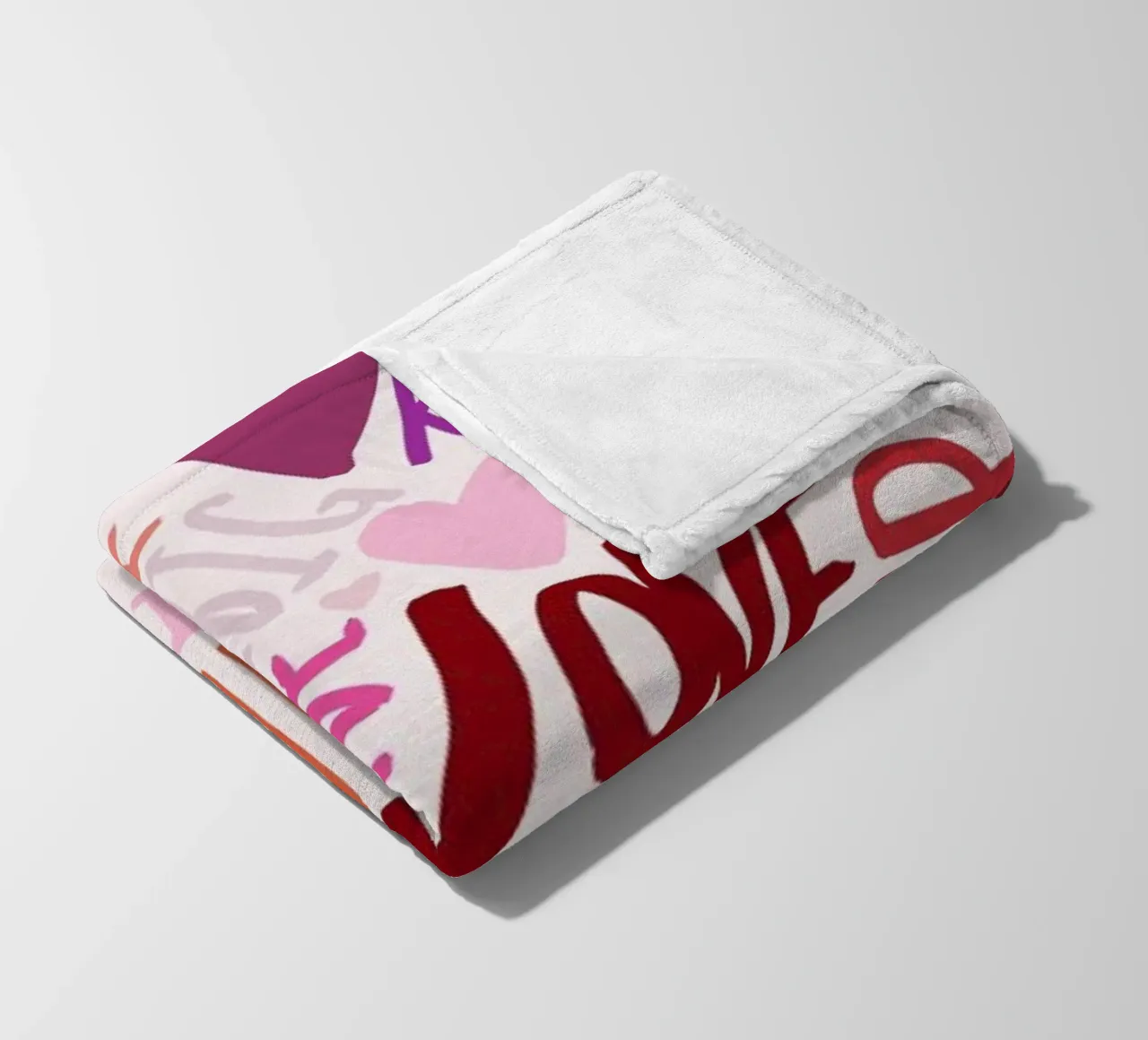 Love Languages coperta in pile da Leah Flores