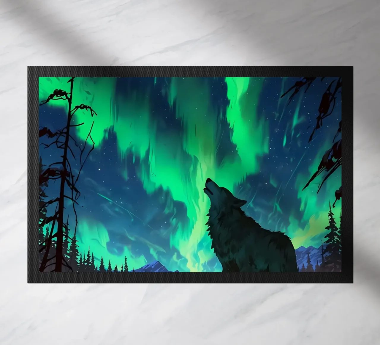 Wolf Dier deurmat van Pierre Walton