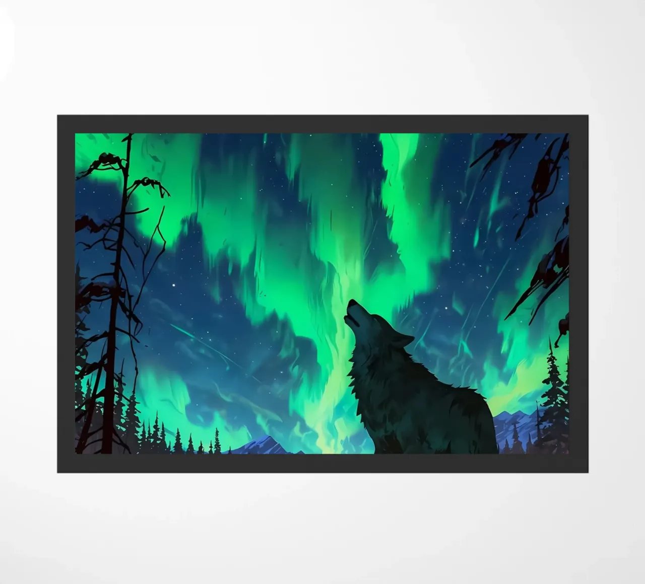 Wolf Dier deurmat van Pierre Walton