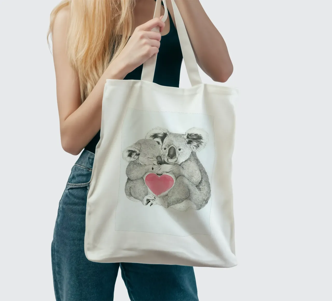 Koala tote bag by Laura Graves