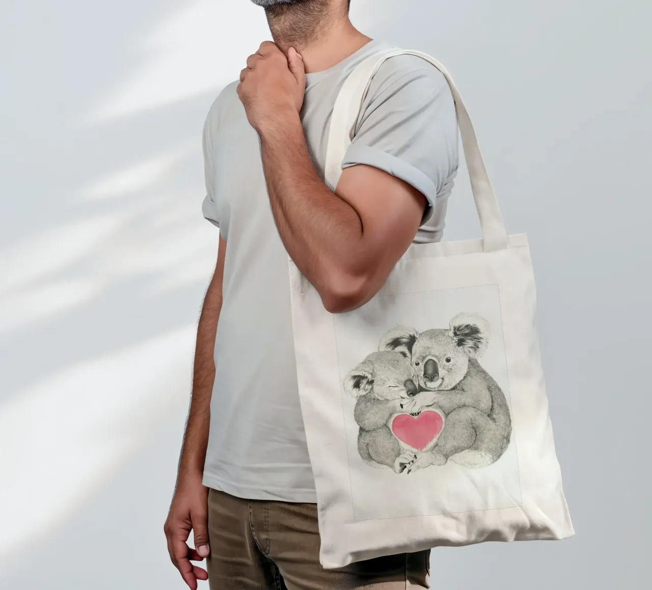 Koala tote bag by Laura Graves