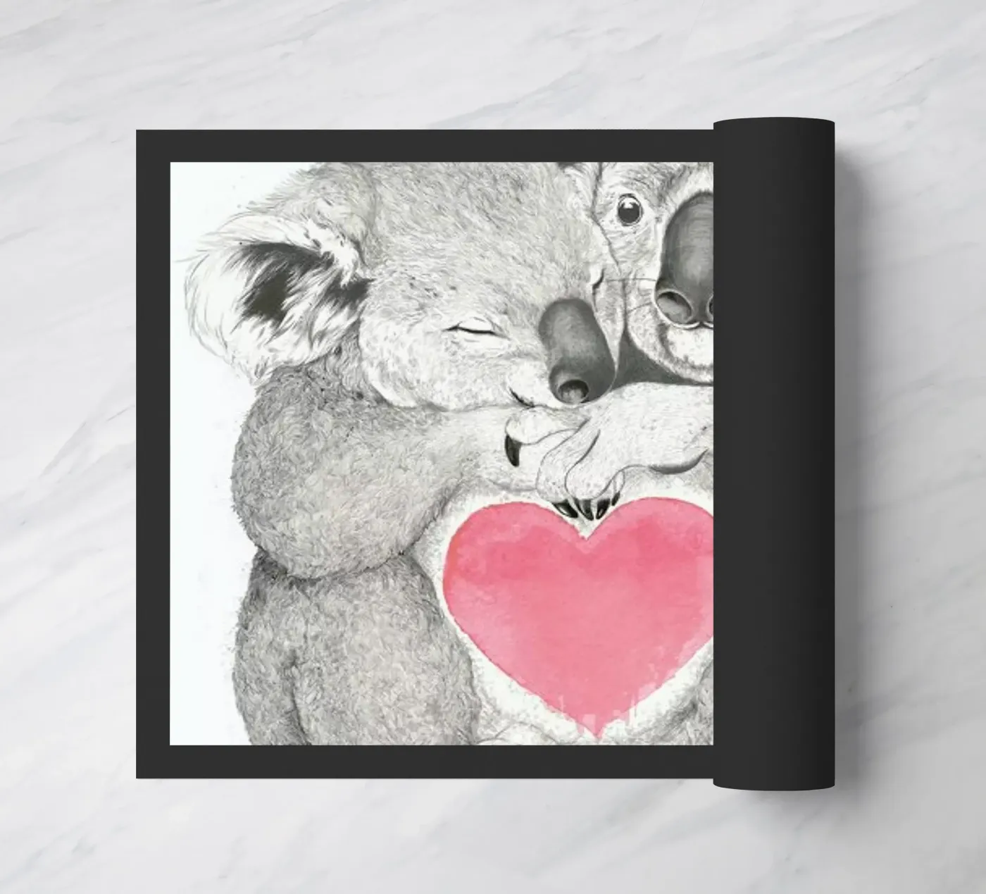 Koala Fußmatte von Laura Graves