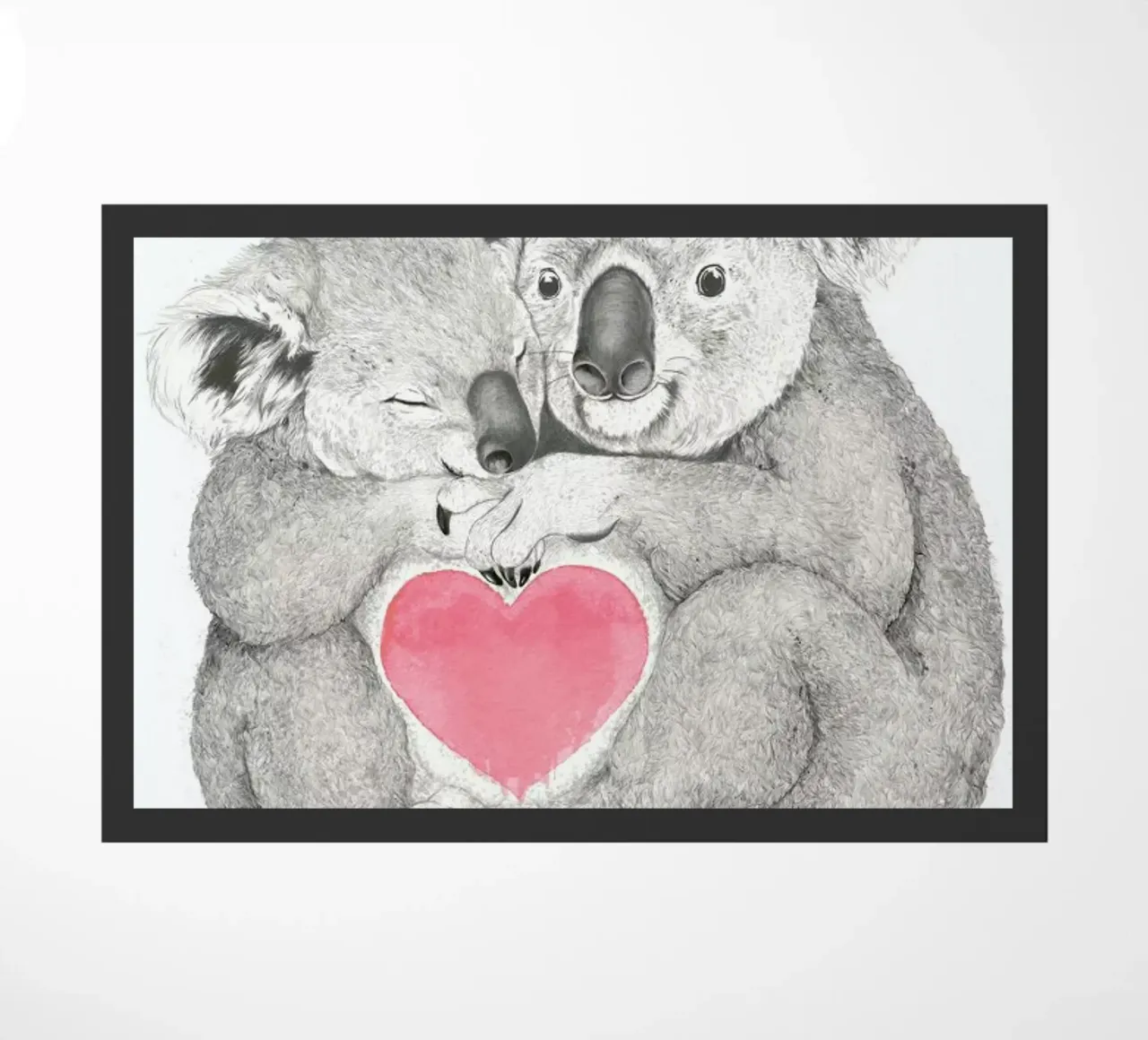 Koala deurmat van Laura Graves