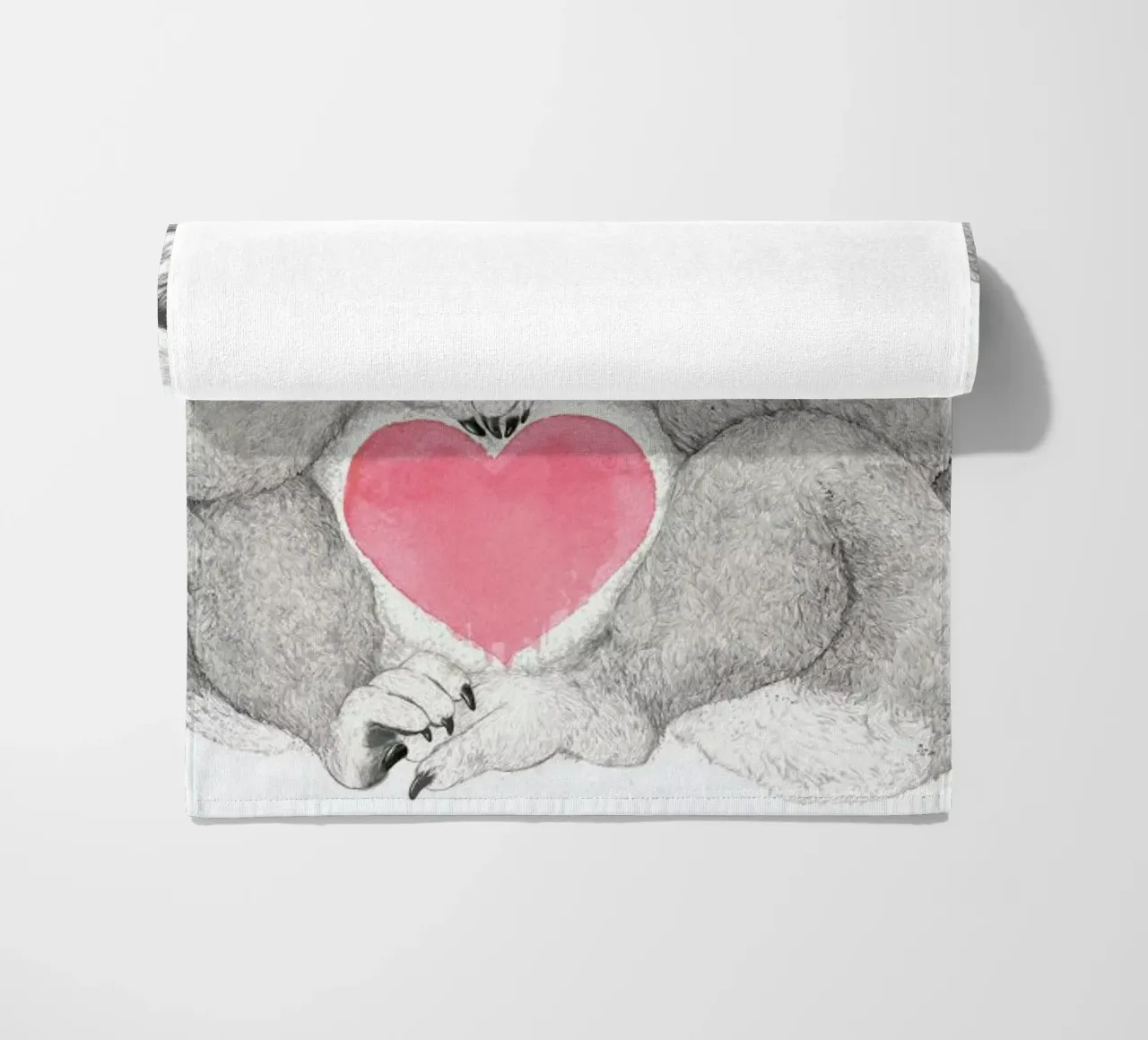 Koala beach towel by Laura Graves