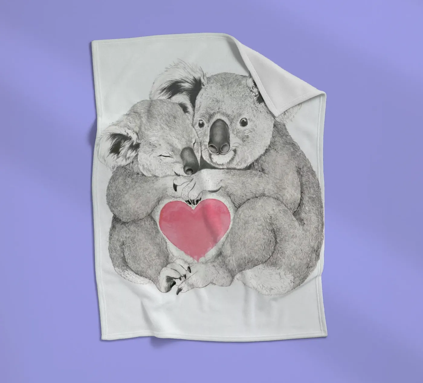 Koala fleecedeken van Laura Graves