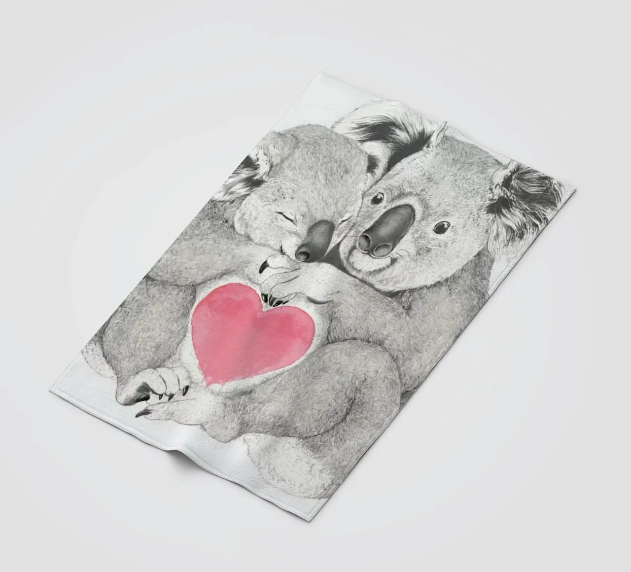 Koala Fleecedecke von Laura Graves