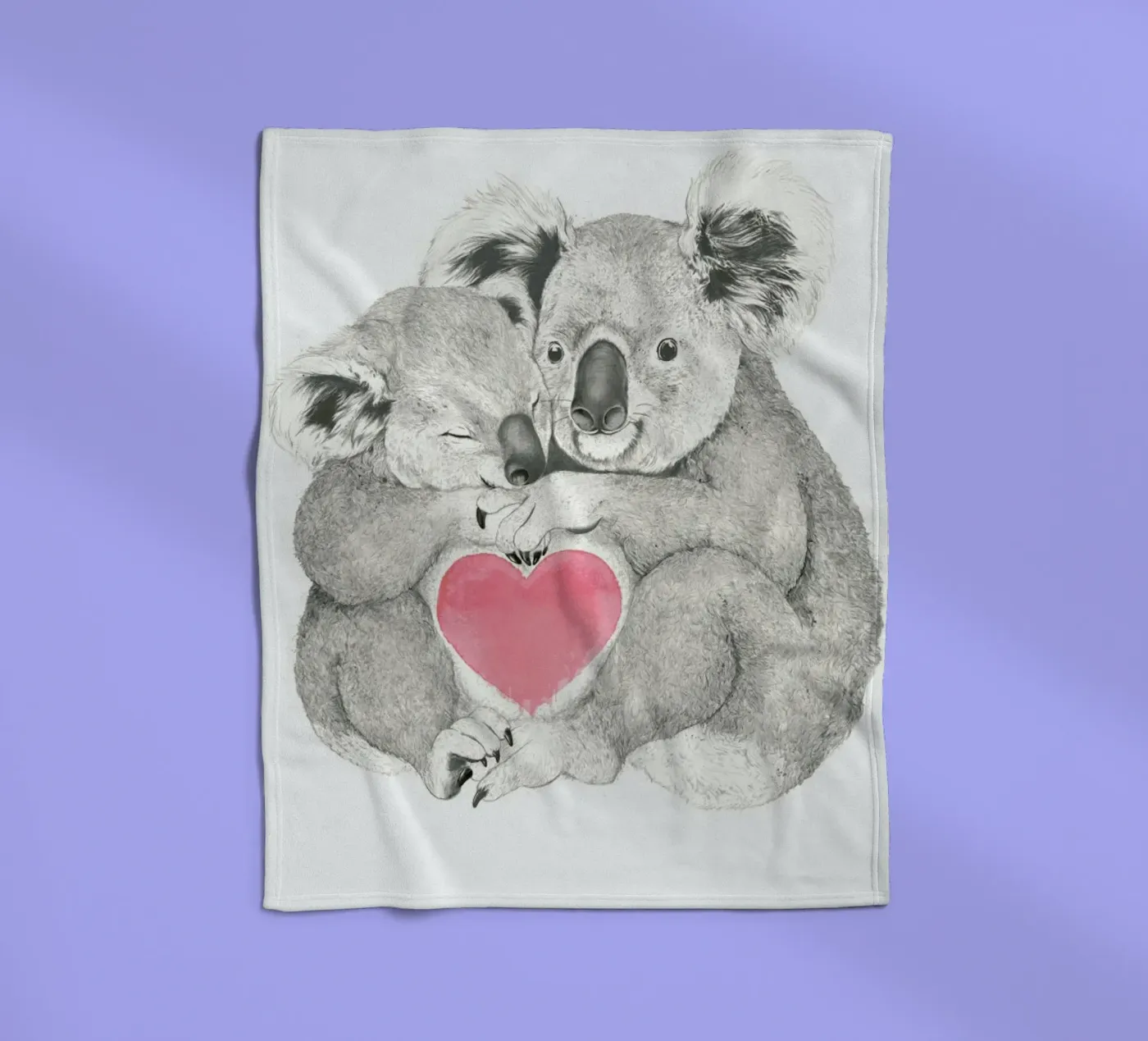 Koala fleecedeken van Laura Graves