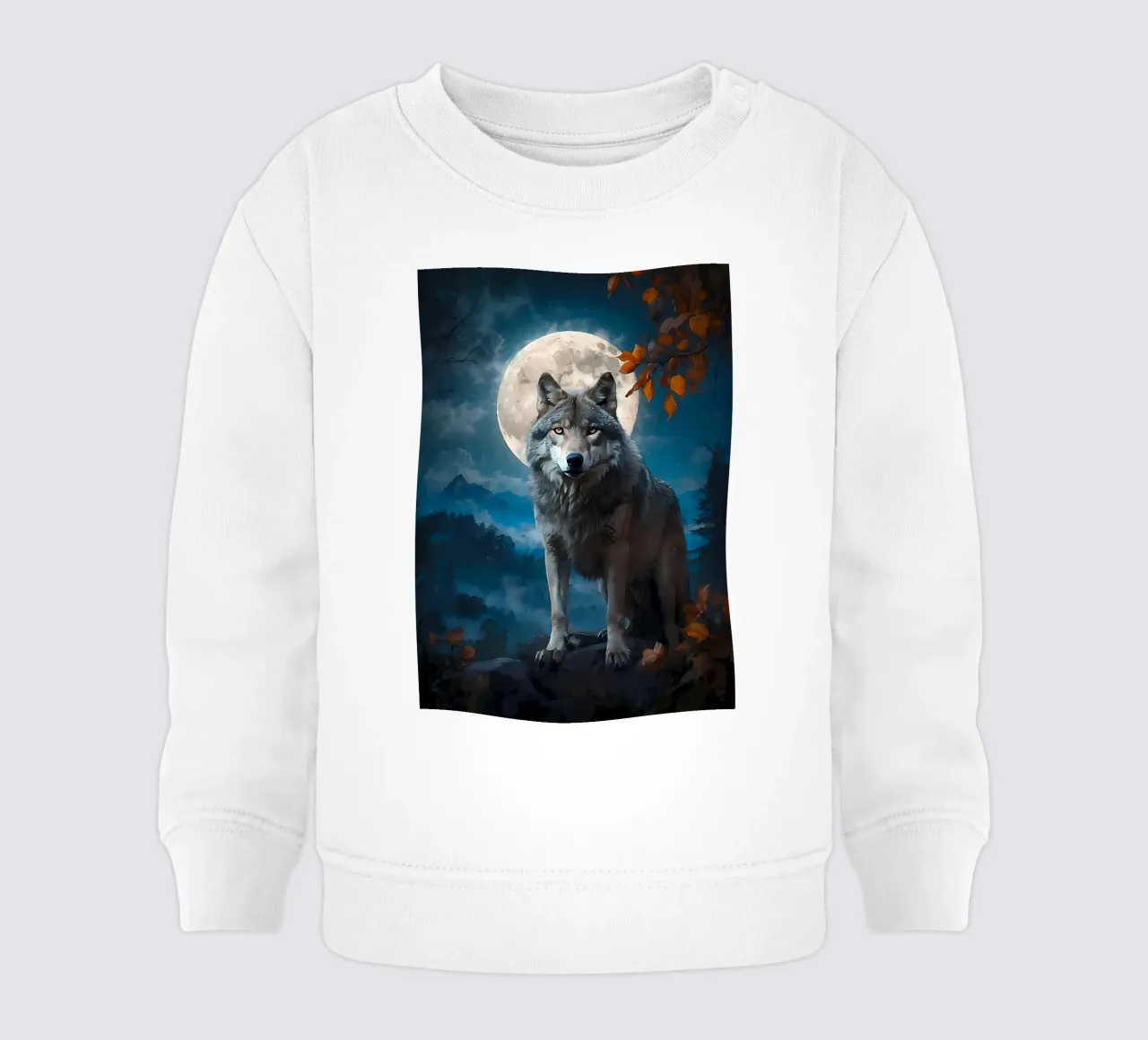 Animale lupo felpa neonato da Pierre Walton