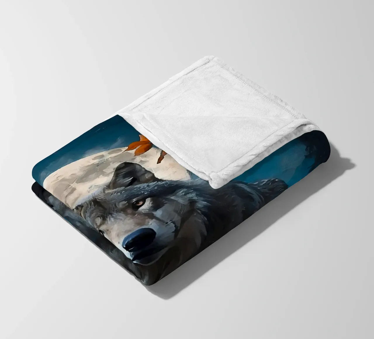 Wolf Dier fleecedeken van Pierre Walton