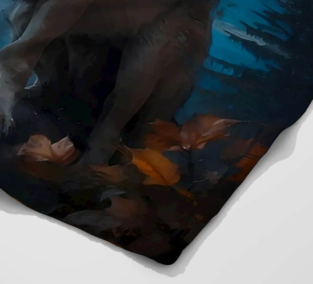 Wolf Dier fleecedeken van Pierre Walton