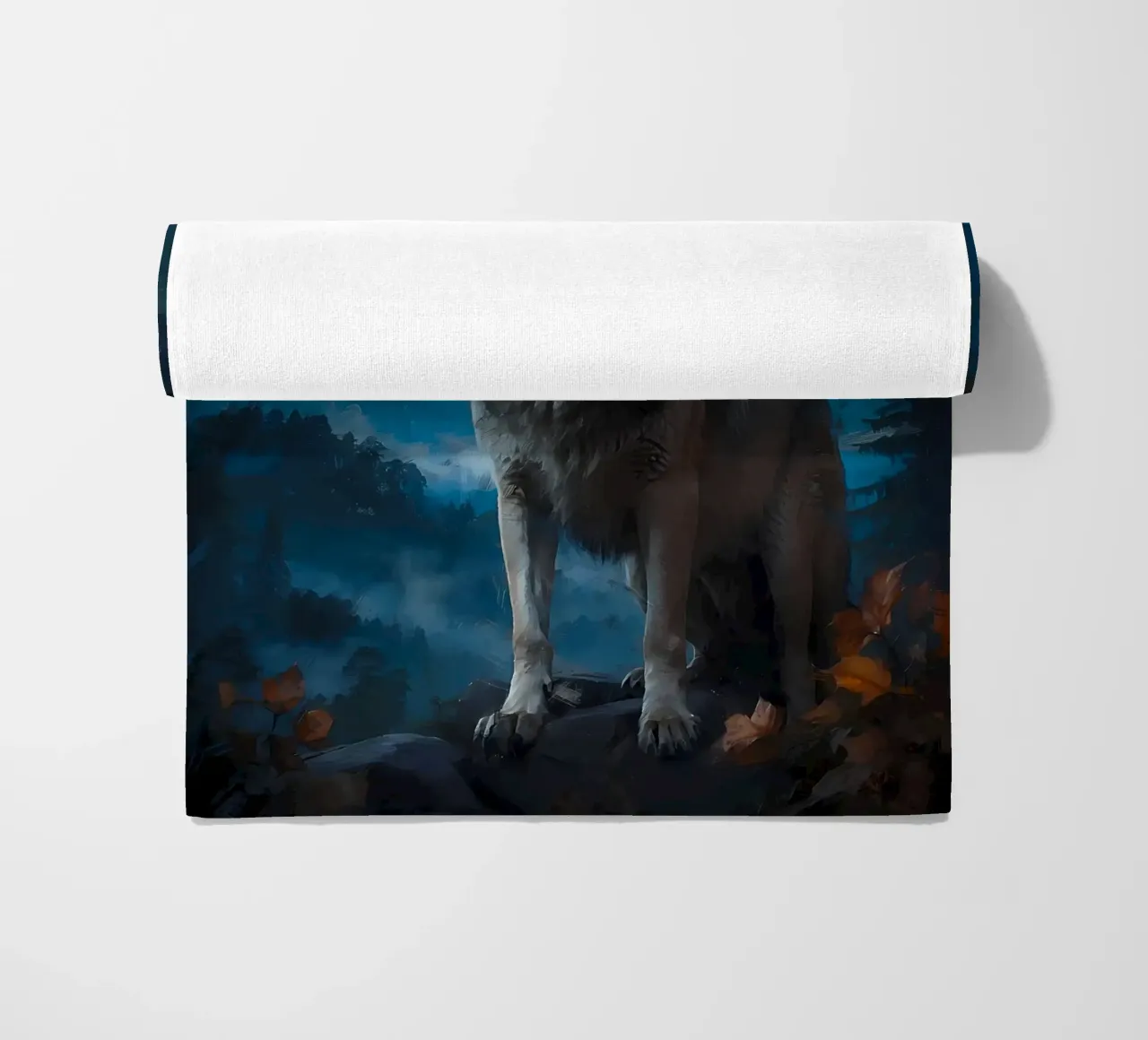 Animale lupo telo mare da Pierre Walton
