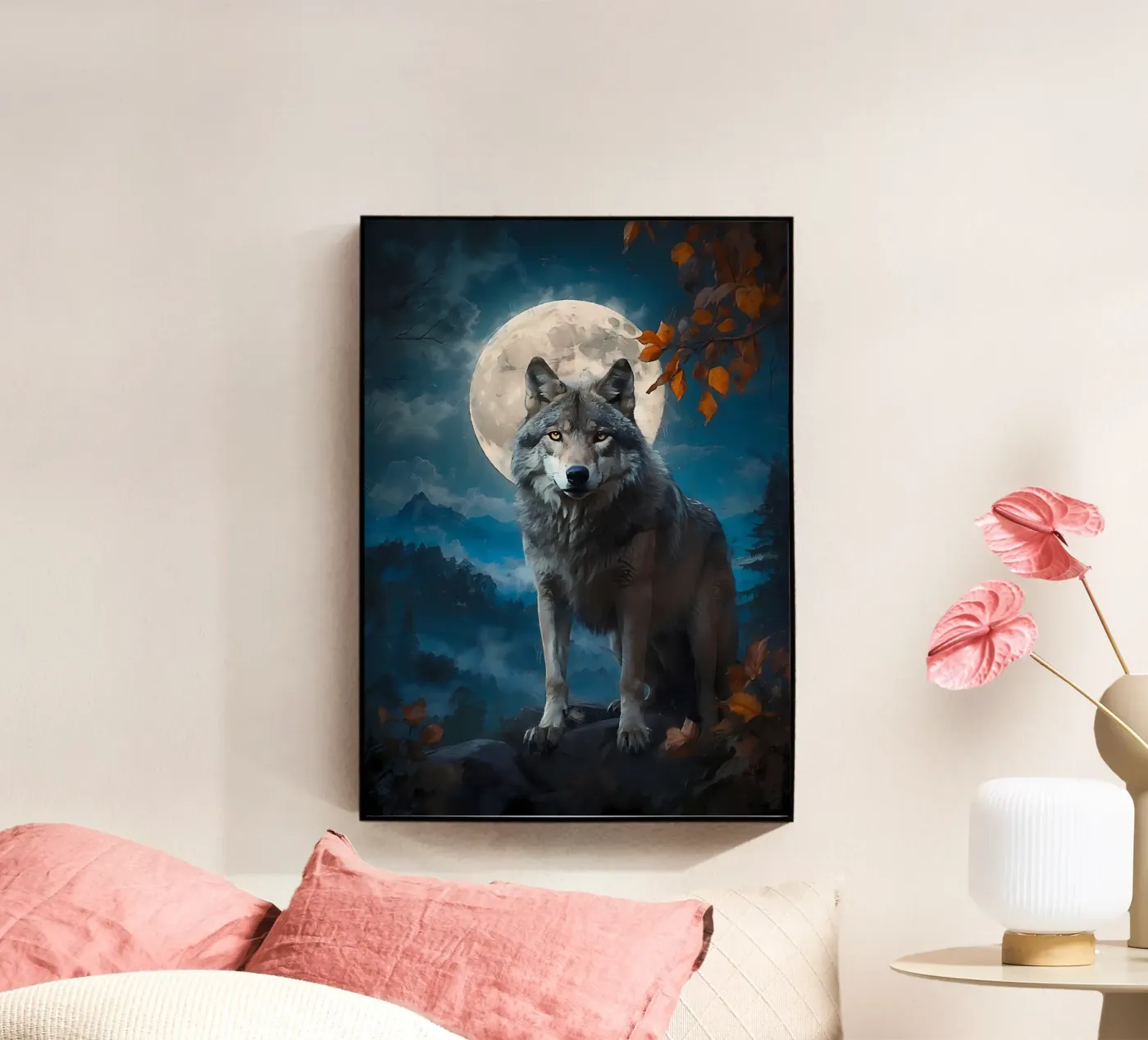 Animale lupo plexiglass da Pierre Walton