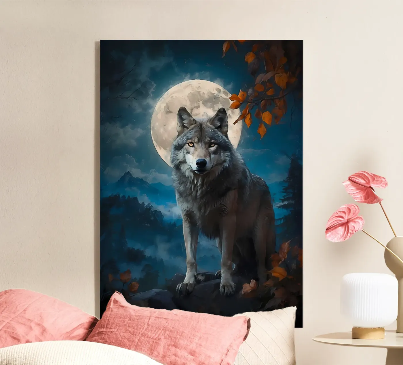 Animale lupo plexiglass da Pierre Walton