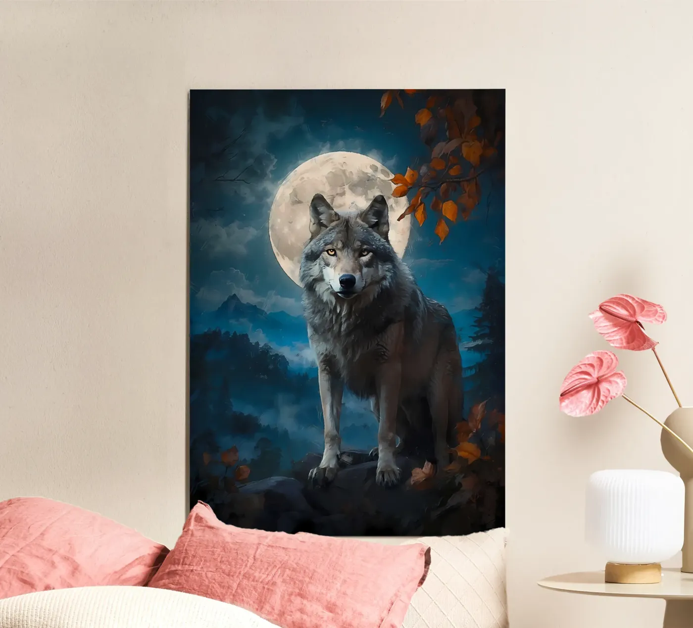 Animale lupo poster da Pierre Walton