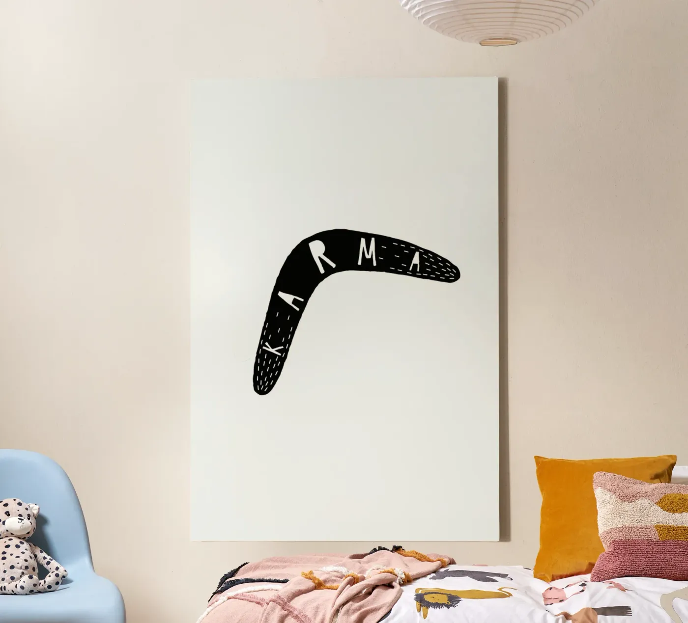 Karma Leinwand von typealive