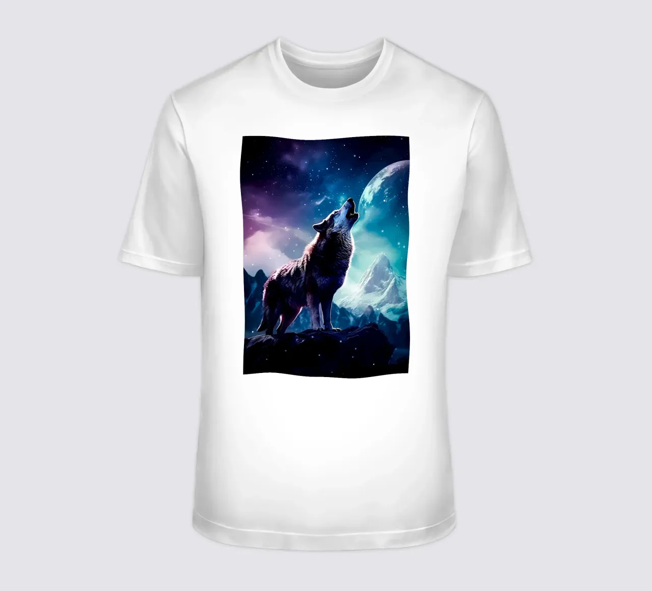 Animale lupo t-shirt da Pierre Walton