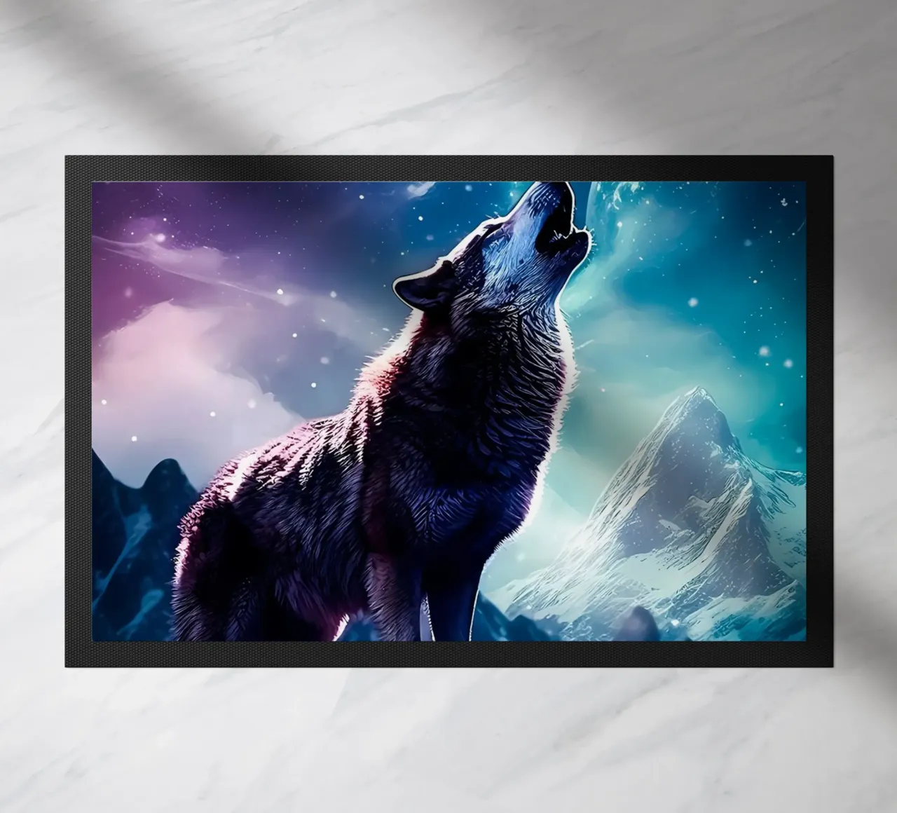 Wolf Dier deurmat van Pierre Walton