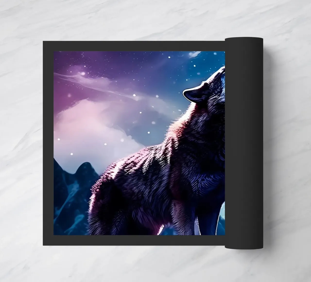 Wolf Dier deurmat van Pierre Walton