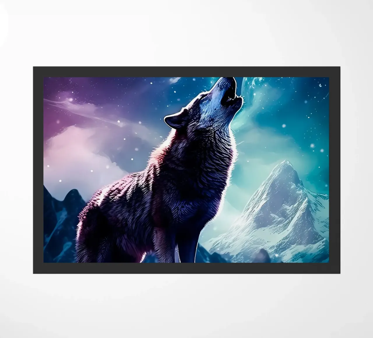 Wolf Dier deurmat van Pierre Walton