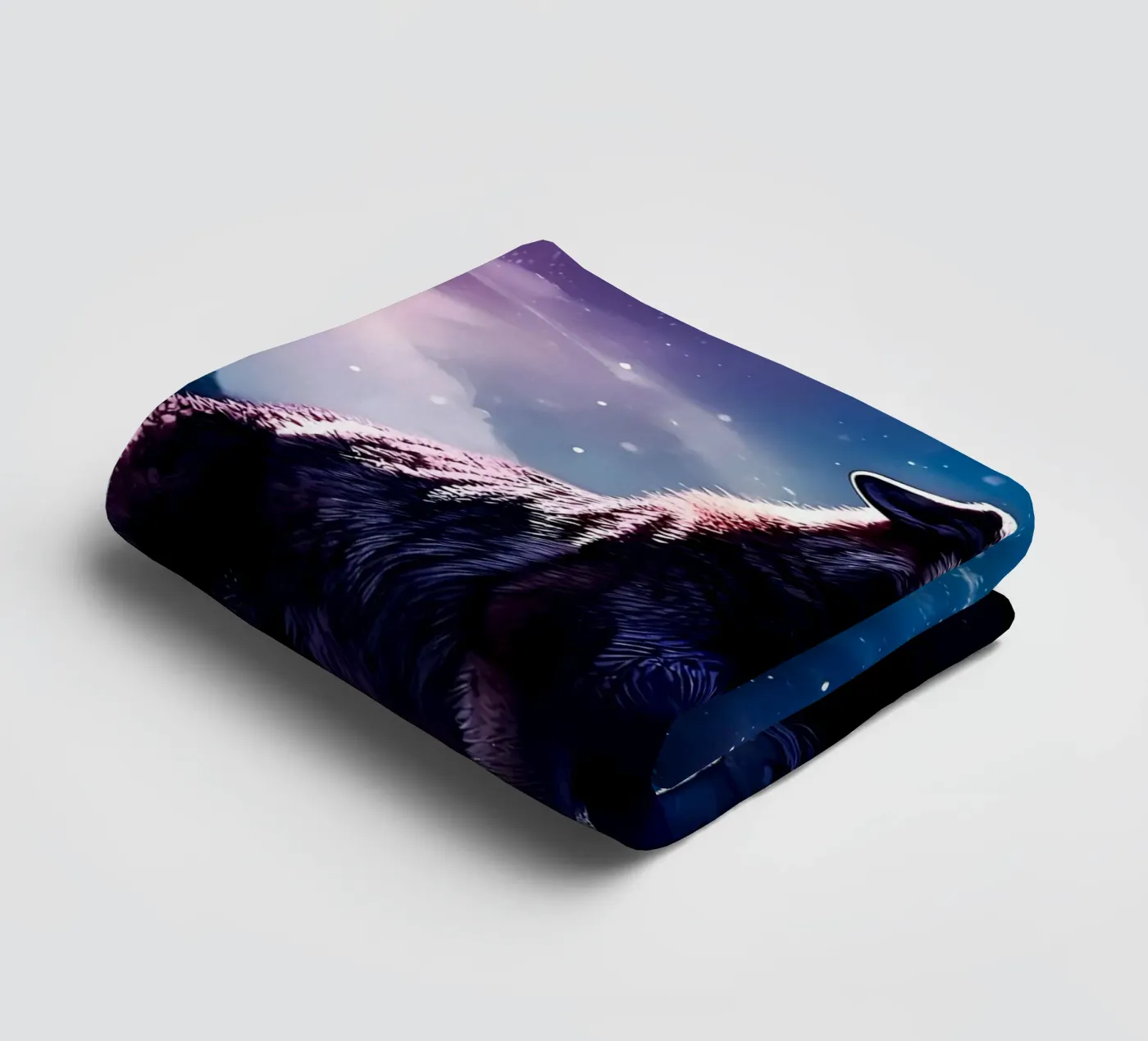 Wolf Dier badhanddoek van Pierre Walton