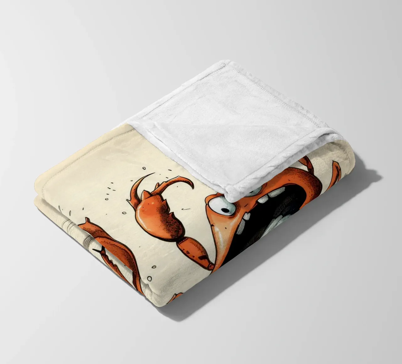 Retro Crab Duo coperta in pile da Funny Animals