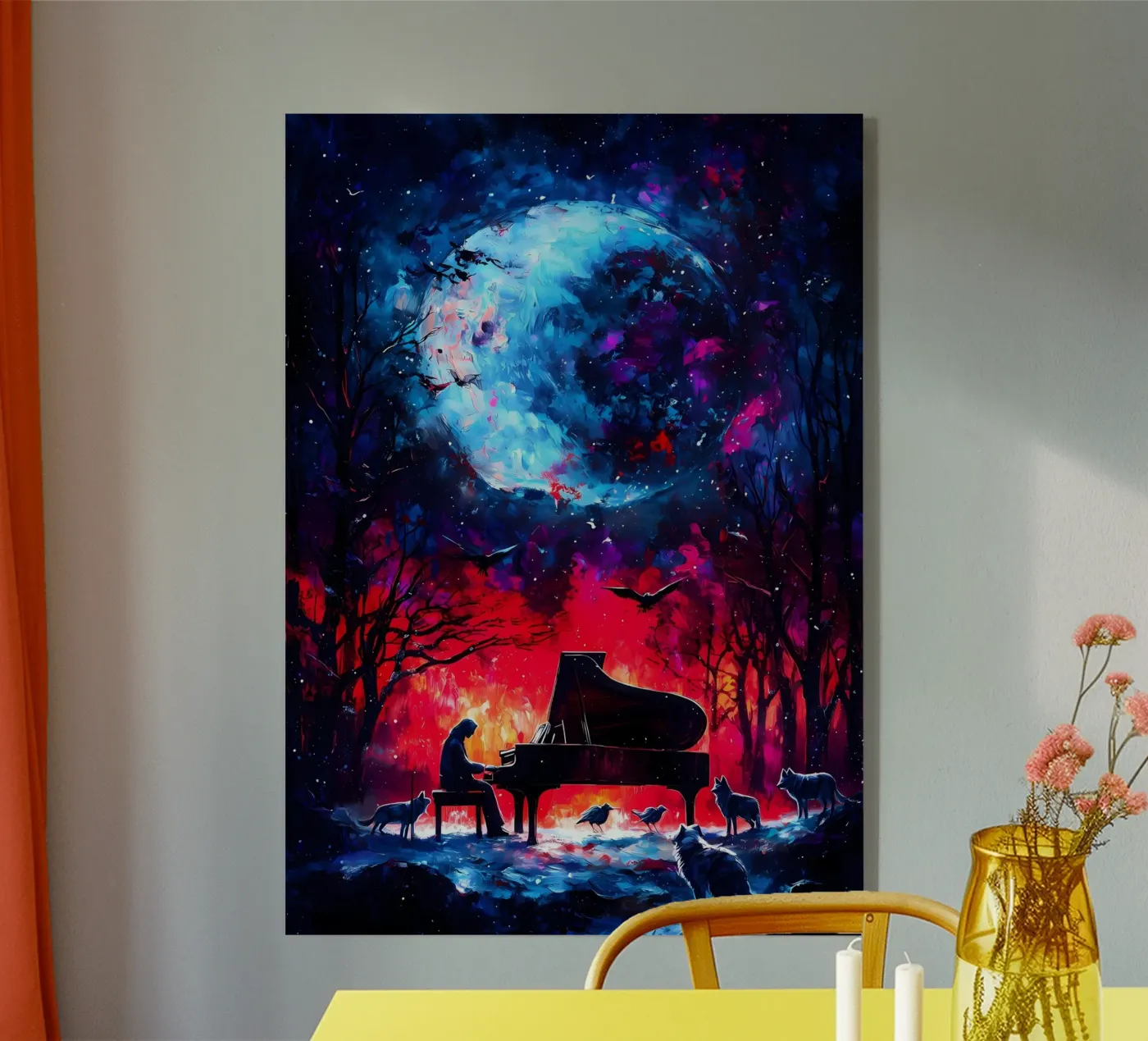 Wolf Animal plexiglass da Pierre Walton