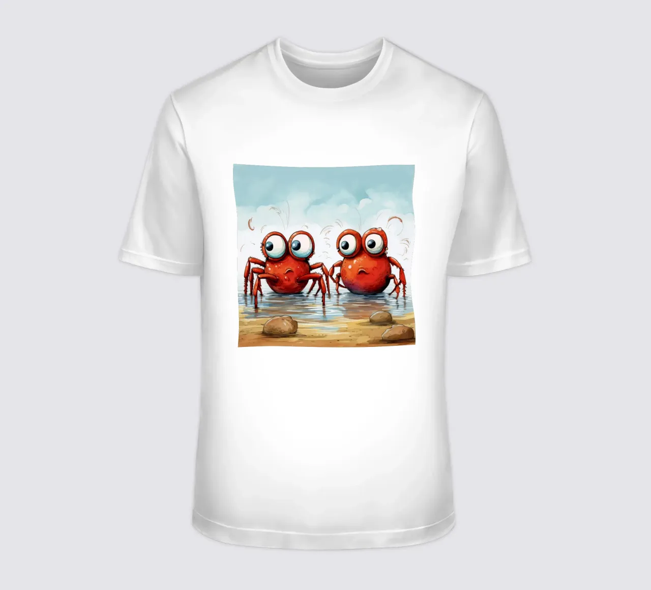 Retro Crab Duo t-shirt da Funny Animals