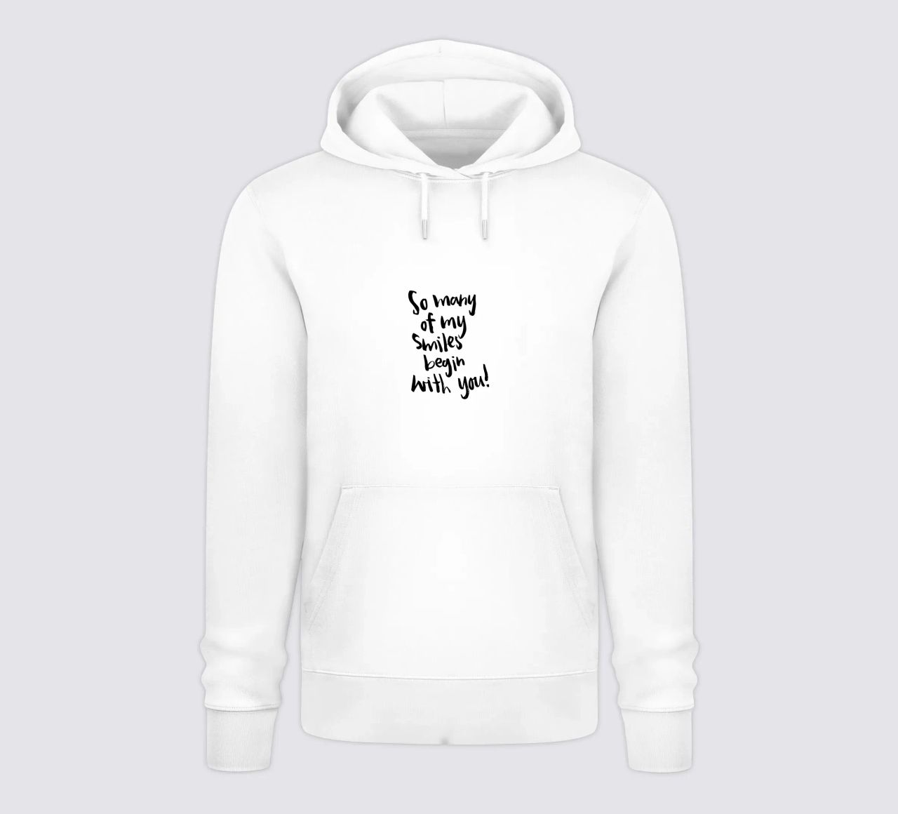 Smiles felpa con cappuccio da Brushmeetspaper