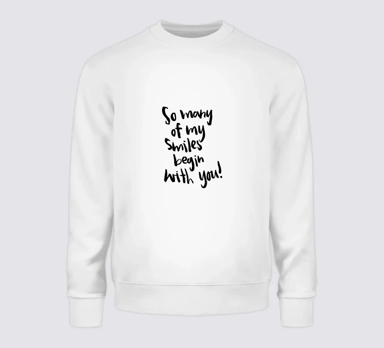 Smiles sweatshirt by Brushmeetspaper