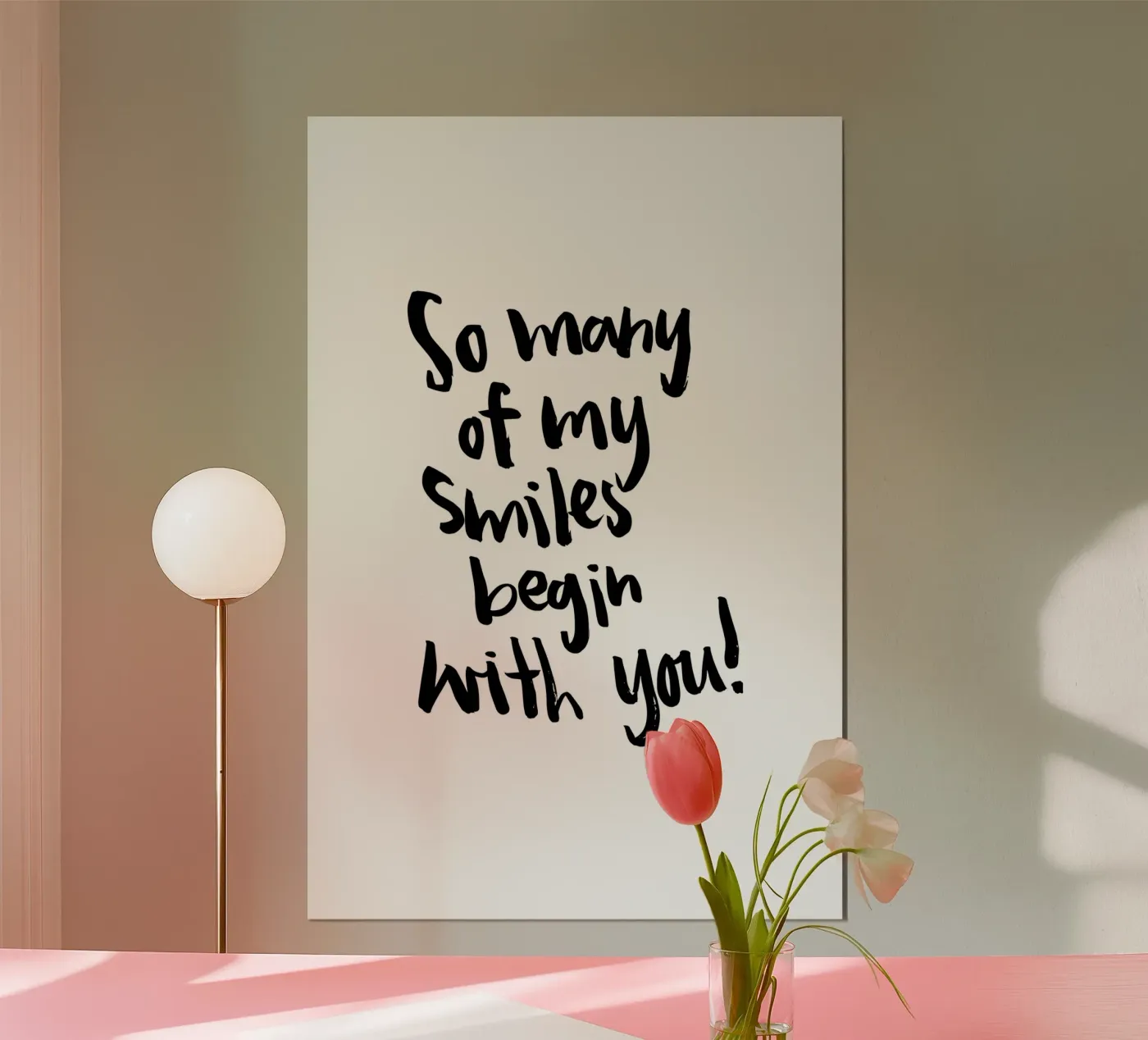 Smiles Poster von Brushmeetspaper