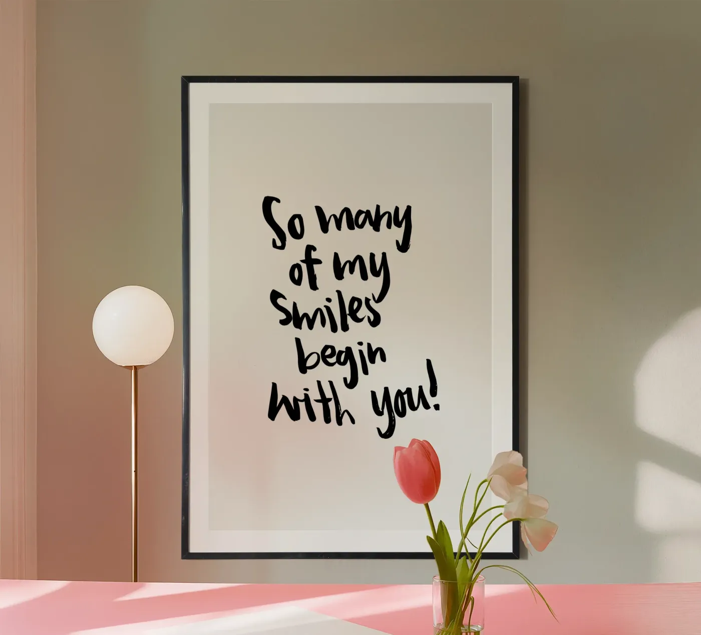 Smiles Poster von Brushmeetspaper