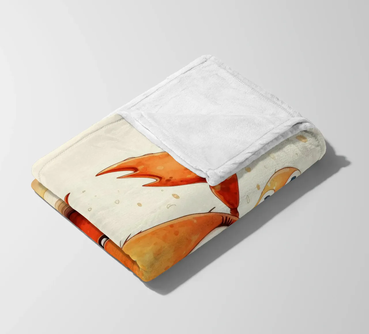 Retro-Krabbengang Fleecedecke von Funny Animals
