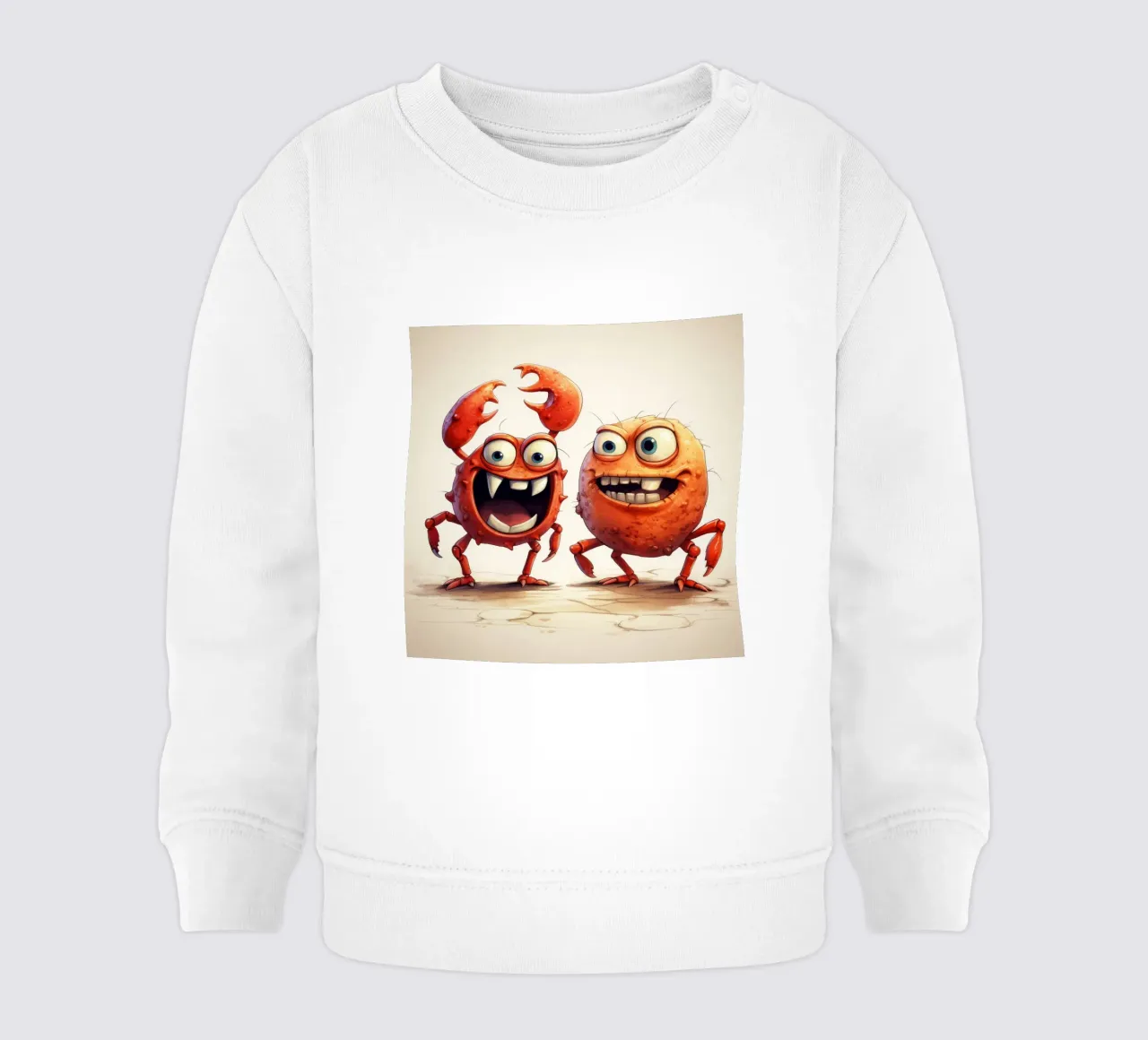 Retro Crab Duo felpa neonato da Funny Animals