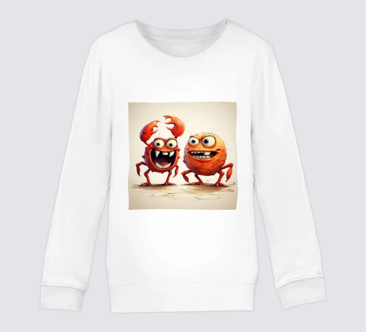 Retro Crab Duo felpa bambino da Funny Animals
