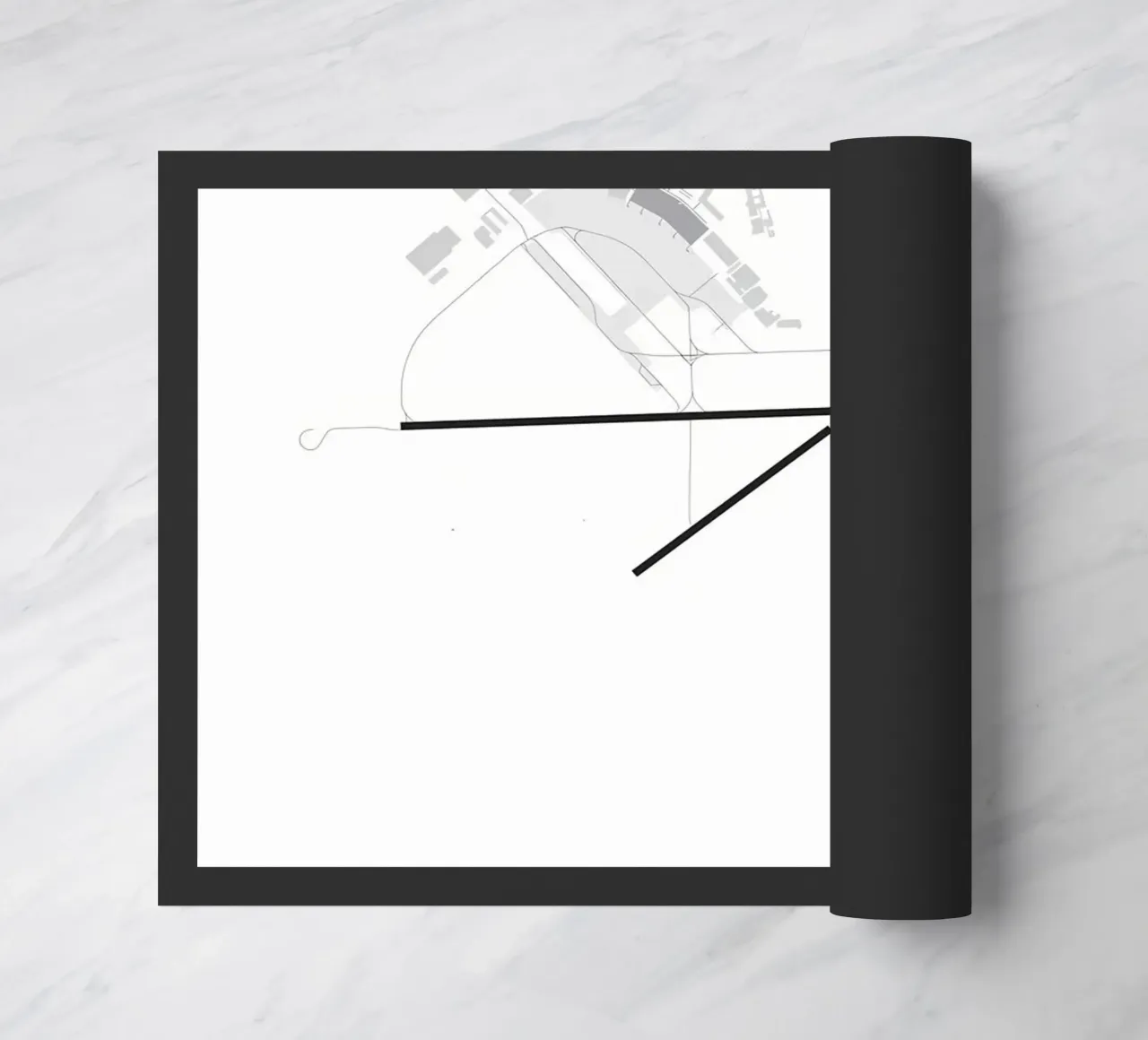 Layout dell'aeroporto di Brema zerbino da Christopher Adams