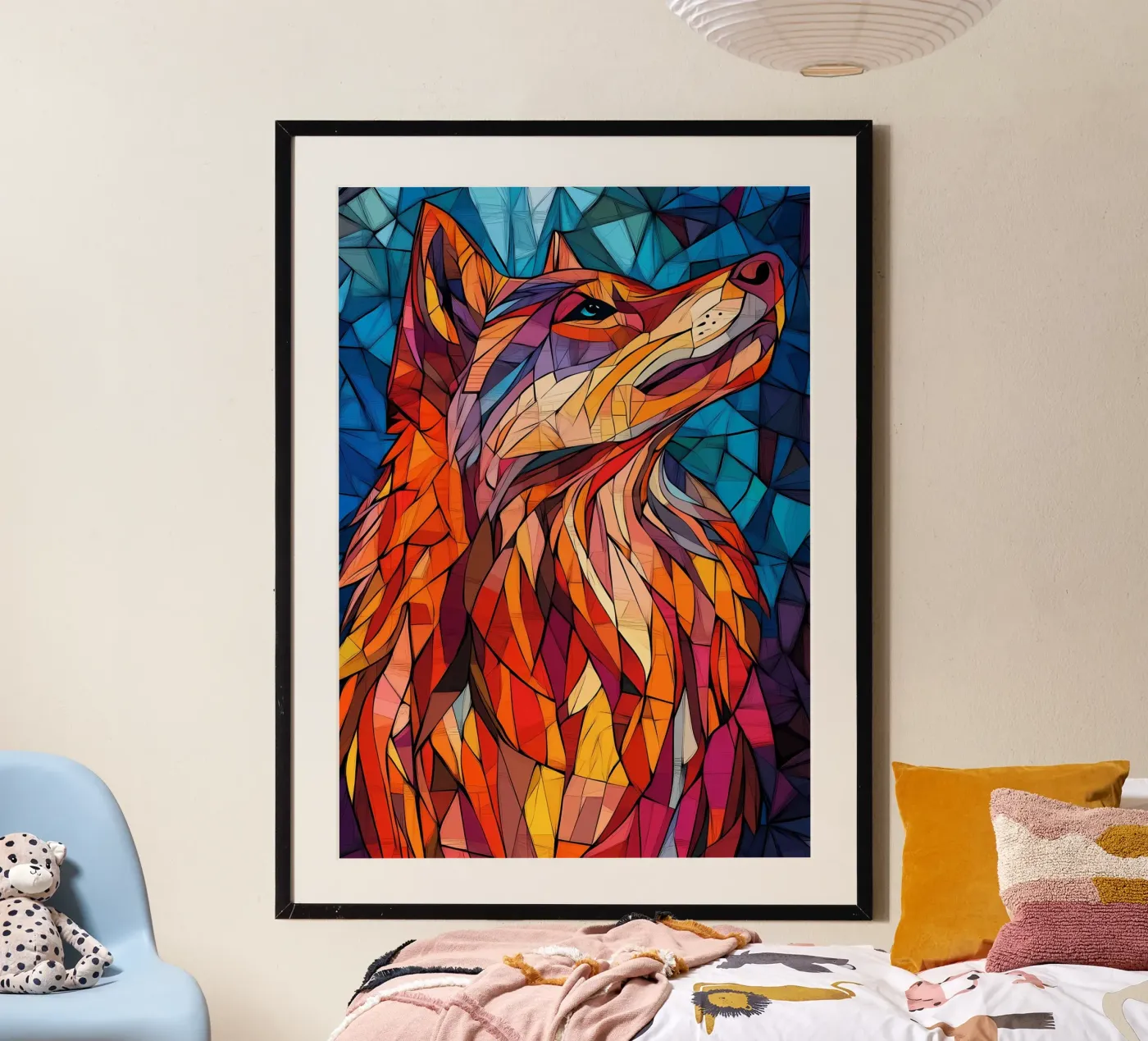 Wolf Animal poster van Pierre Walton