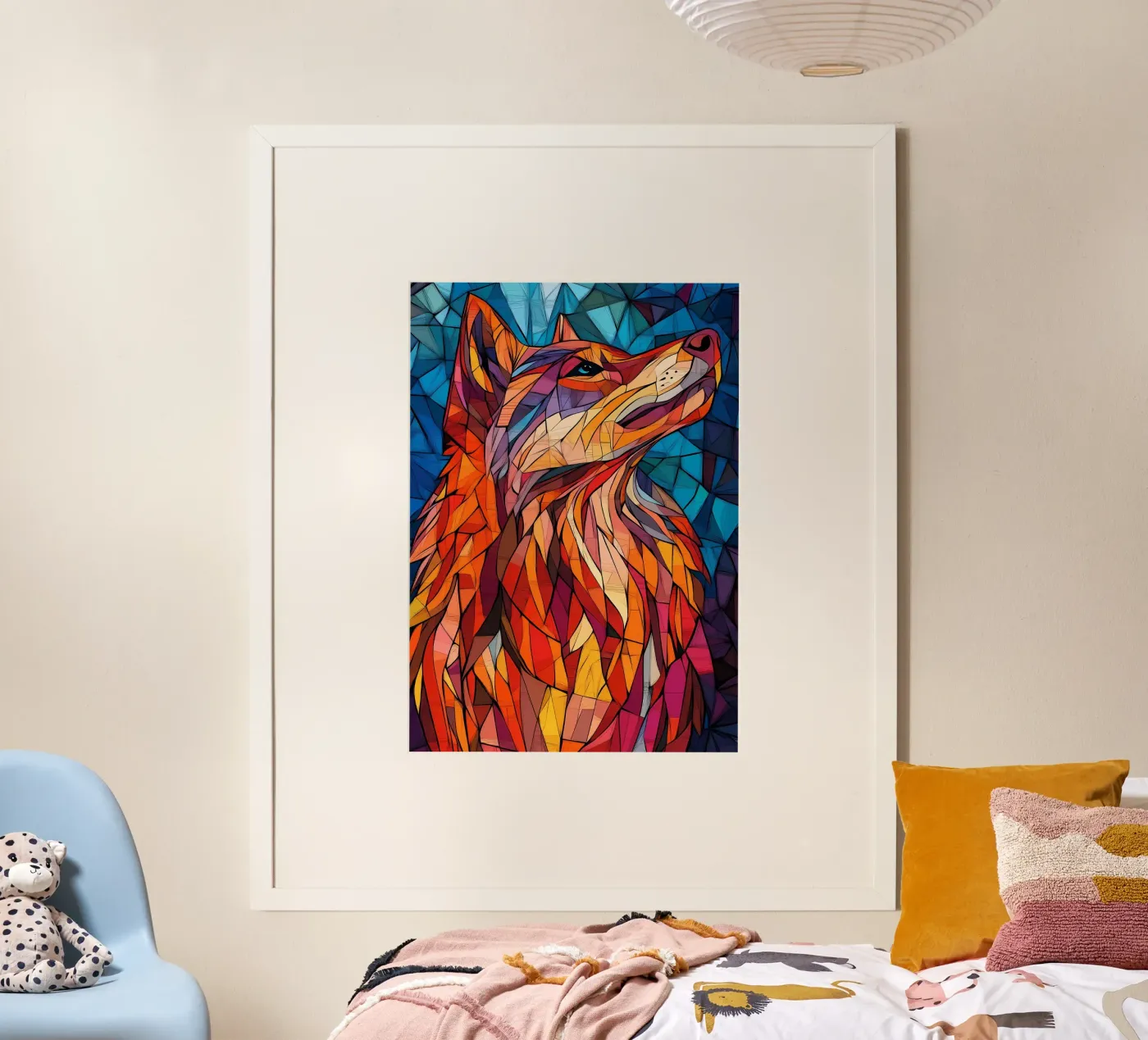 Wolf Animal poster van Pierre Walton